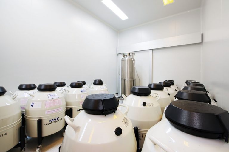 Egg Freezing - liquid nitrogen tanks