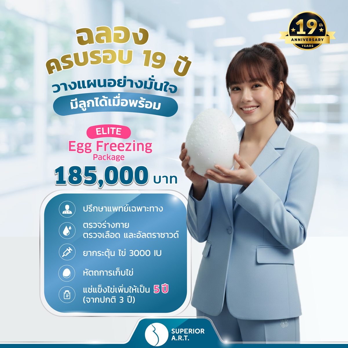 Elite Egg Freezing 19th Anniversary